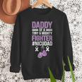 NICU Dad Micro Preemie Baby Dad Of NICU Warrior Appreciation Men Sweatshirt