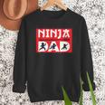 Ninja Dad Matching Family Ninja Warrior Men Sweatshirt