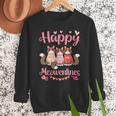 Norwegian Forest Cat Happy Meowentines Valentine Dad Mom Men Sweatshirt