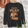 Papa Bear Bears Animal Pun Lover Dad Father Daddy Father's Men Sweatshirt Papa Bear Bears Animal Pun Lover Dad Father Daddy Father's Men Sweatshirt