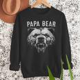 Papa Bear Best Idea Fathers Day Bear For Men Dad Men Sweatshirt