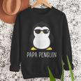 Penguin Papa Father's & Cute Dad Men Sweatshirt