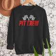 Pit Crew Family Racing Birthday Race Car For Dad Mom Kids Men Sweatshirt