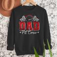Pit Crew Race Car Racing Dad Family Birthday Party Men Sweatshirt