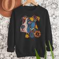 Pitbull Floral Dog Lover Vintage Flower Art Pitbull Mom Dad Men Sweatshirt Pitbull Floral Dog Lover Vintage Flower Art Pitbull Mom Dad Men Sweatshirt