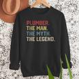 Plumber The Man The Myth The Legend Dad Hero Men Sweatshirt Plumber The Man The Myth The Legend Dad Hero Men Sweatshirt