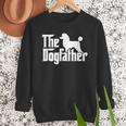 Poodle The Dogfather Cool Dog Daddy Dad Papa Father Men Kids Men Sweatshirt