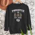 Promoted To Dad Est 2026 For Men Fathers Matching Men Sweatshirt