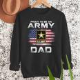 Proud To Be An Army Dad With American Flag Veteran Men Sweatshirt