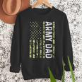 Proud Army Dad United States USA Flag For Father's Day Men Sweatshirt