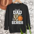 Proud Dad Of A 2026 Senior Basketball Graduation Leopard Men Sweatshirt