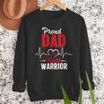 Proud Dad Of a Heart Warrior CHD Awareness Shirt Gift Men Sweatshirt