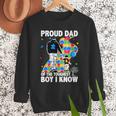 Proud Dad Of The Toughest Boy Autism Awareness Father Autism Men Sweatshirt Proud Dad Of The Toughest Boy Autism Awareness Father Autism Men Sweatshirt