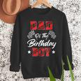 Race Car Dad Of The Birthday Boy Racing Family Pit Crew Men Sweatshirt Race Car Dad Of The Birthday Boy Racing Family Pit Crew Men Sweatshirt