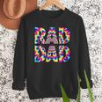 Rad Dad Trippy Hippie Tie-Dye Rainbow 70s Vibes Novelty Men Sweatshirt Rad Dad Trippy Hippie Tie-Dye Rainbow 70s Vibes Novelty Men Sweatshirt