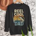 Reel Cool Dad Fathers Day Fishing Outdoors Men Sweatshirt