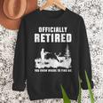 Retirement 2025 Retire Deer Hunting Retired For Dad Men Sweatshirt