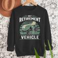 My Retirement Vehicle Riding Lawn Mower Retro Dad Men Sweatshirt