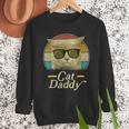 Retro Cat Daddy 80s 90s Style Sunglasses Men Sweatshirt