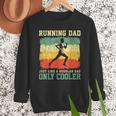 Retro Running Dad Runner Marathon Athlete Humor Outfit Men Sweatshirt