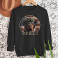 Rottie Dog Mom Dad 'Merica Rottweiler Men Sweatshirt