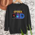 Spider Dad Shirt Birthday Fathers Day Halloween Costumes Pjs Men Sweatshirt