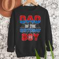 Spider Web Birthday Party Dad Of The Birthday Boy Men Sweatshirt