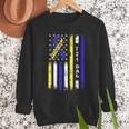 T21 Dad American Flag Down Syndrome Awareness Men Sweatshirt T21 Dad American Flag Down Syndrome Awareness Men Sweatshirt