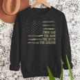 Twin Dad Camo USA Flag Twin Dad The Man The Myth The Legend Men Sweatshirt