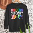 Unicorn Security Birthday Family Halloween Costume Mom Dad Men Sweatshirt Unicorn Security Birthday Family Halloween Costume Mom Dad Men Sweatshirt