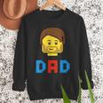 Unique Family Dad Master Builder Building Bricks Blocks Men Sweatshirt