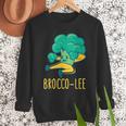 Vegetable Word Game Dad Joke Brocco-Lee Broccoli Men Sweatshirt