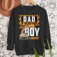 Vehicle Construction Excavator Dad Of The Birthday Boy Small Men Sweatshirt