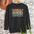Vintage Grill Dad Grilling Chilling Refilling Men Sweatshirt