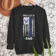 Vintage USA Flag Proud To Be An US Air Force Dad Men Sweatshirt