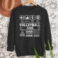 Volleyball Dad Contents Of Sports Father Men Sweatshirt