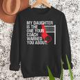 Volleyball Mom Dad Parent Shirt Daughter Player Men Sweatshirt Volleyball Mom Dad Parent Shirt Daughter Player Men Sweatshirt