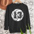 Volleyball Player 13 Volleyball Mom Dad Jersey Number 13 Men Sweatshirt