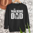 The Walking Dad Father Man Dead Retro Vintage Men Fun Men Sweatshirt