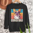 Welsh Corgi Pembroke Dog Corgi Dad -Adults Small Classic Fit Short Sleeve Cotton Polyester Blend Men Sweatshirt