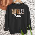 Wild Dad Zoo Born Two Be Wild B-Day Safari Jungle Animal Men Sweatshirt