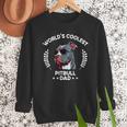 World's Coolest Dog Dad Papa Men Pitbull Men Sweatshirt