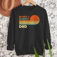 World's Okayest Dad Father Retro Vintage Men Sweatshirt
