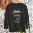 Yorkie Dad Cute Cool Dog In Sunglasses C Men Sweatshirt