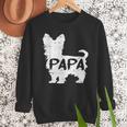 Yorkshire Terrier Papa Dog Puppy Doggie Pet Lover Yorkie Dad Men Sweatshirt