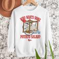 American Dad Who Wants Some Potato Salad Roger Cartoon Men Sweatshirt