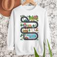On Back Tired Dads Club Car Race Track On Dad Daddy Men Sweatshirt