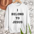 I Belong To Jesus Christian Gym Apparel Christian Dad Men Sweatshirt