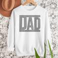 Checkered Dad Father's Day For Dad Family Men Sweatshirt