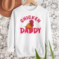 Chicken Dad Rooster Daddy Farmer Men Sweatshirt